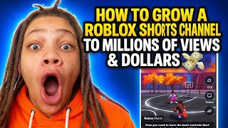 How to Grow a Roblox Shorts Channel to MILLIONS of Views & Dollars 💸 TayReese Method Explained!