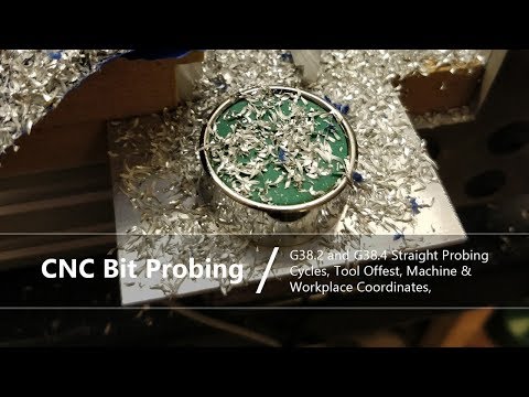 #35 CNC Tool Probing #35 / Touch Button & Bit Changing