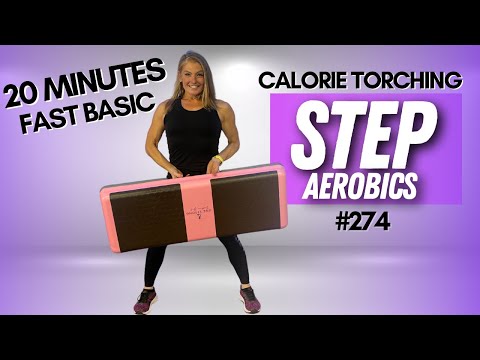 FAST BASIC STEP AEROBIC WORKOUT // 20 MIN CALORIE BURNING CARDIO // #274