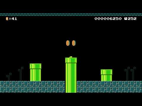 My SMB W1-2 上下リフトのどうくつ by タンコウ - Super Mario Maker 2 - No Commentary 1bz