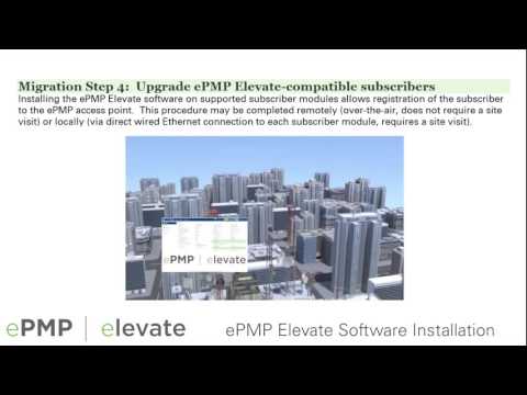 Cambium Networks - ePMP Elevate Migration