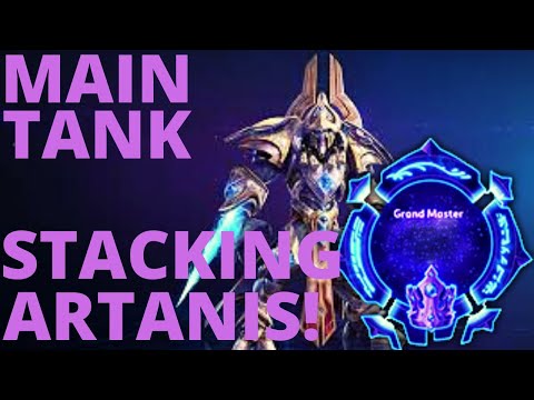 Artanis Blind - STACKING ARTANIS MAIN TANK BABY! - Grandmaster Storm League