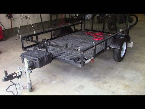Carry On 5x8 Tractor Supply  utility trailer review !