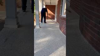 Watch video: Watch This Flake Epoxy Floor Come to Life