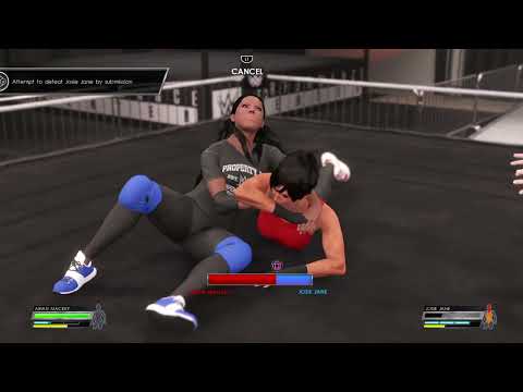 WWE 2K22: MyRISE - Calgary Submission Match ( Arian Mackey vs. Josie Jane ).