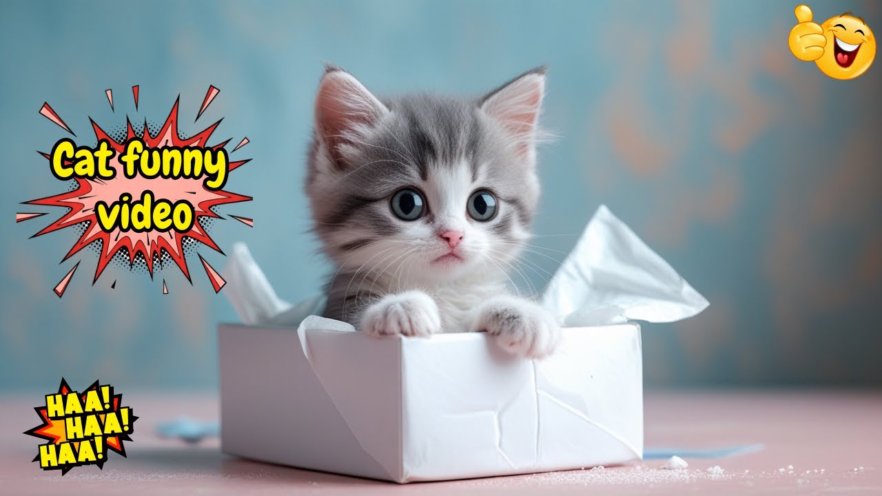 Try Not to Laugh Funniest Cat Fails and Reactions Compilation😂 I funny cat videos  I The Animal Vibe