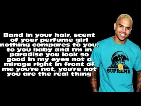 Chris Brown - Sweetheart W/Lyrics
