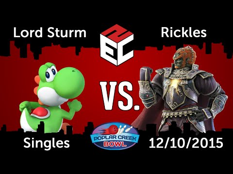 Poplar Creek Bowl #26 - Lord Sturm (Yoshi) vs. Rickles (Ganondorf/Samus) - LB