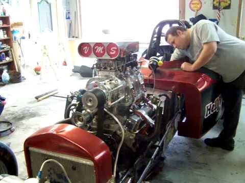 Blown SB Mopar startup