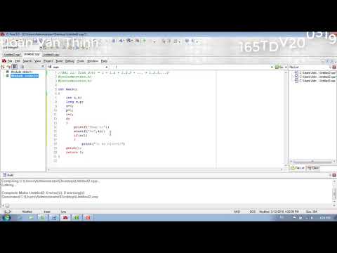 Bài 11: Tính S(n) = 1 + 1.2 + 1.2.3 + ... + 1.2.3....N
