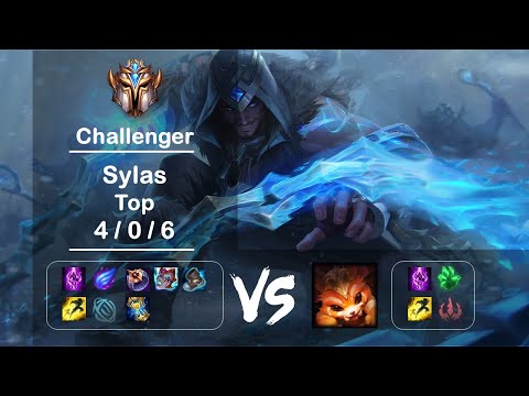 [4K] KR Challenger Top Sylas vs Gnar Ep.1543