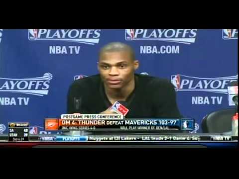 Russell Westbrook Tells Reporter No More Questions For You Bro
