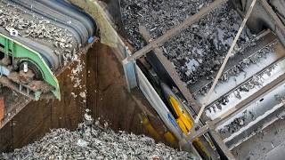 Scrap Metal Recycling Up Close – Hammer Mill Shredder in Action