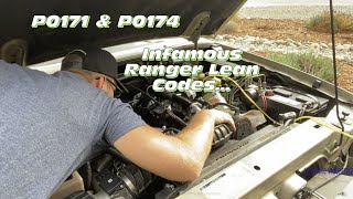 Ford Ranger Sucks (Air)! Let's Fix It P0171 & P0174 P.1 - Diagnosis