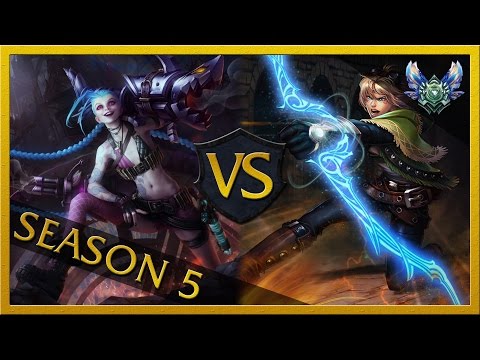 Ranked Commentary #040 - Jinx vs. Ezreal [AD Carry] [Diamond] [Season 5]