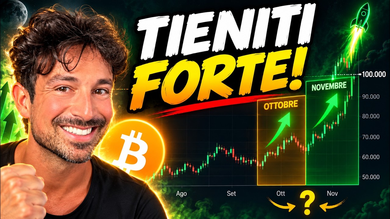 BITCOIN, CRYPTO: INIZIANO OGGI I 2 MESI MIGLIORI DELL’ANNO! (TIENITI FORTE...)