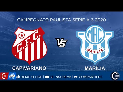 Capivariano x Marília | AO VIVO | 25/09/20 | Paulista A3