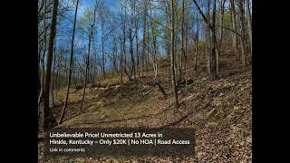 Great Deal. 13 Acres in KY - $20K. #land #realestate #offgrid #deals #wholesale #property #investing