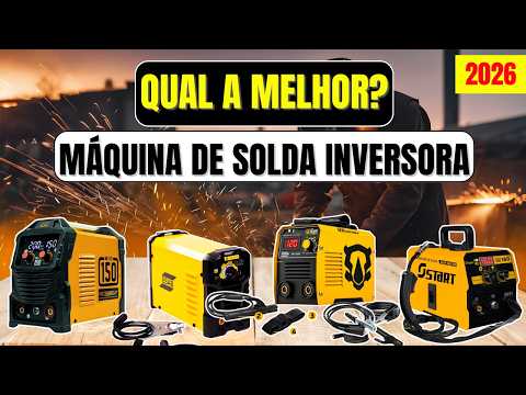 TOP 4 MÁQUINA DE SOLDA INVERSORA CUSTO-BENEFÍCIO 2026  MÁQUINA DE SOLDA INVERSORA QUE VALE A PENA