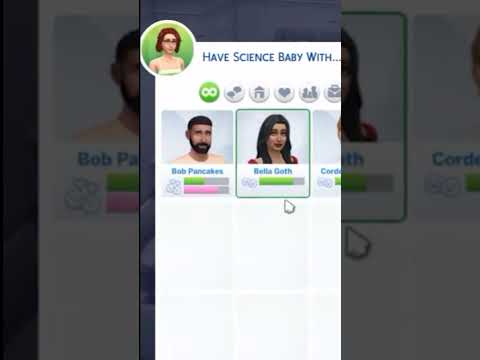 РЕБЁНОК В ПРОБИРКЕ. МОЖНО НЕ РОЖАТЬ В СИМС 4? #shorts