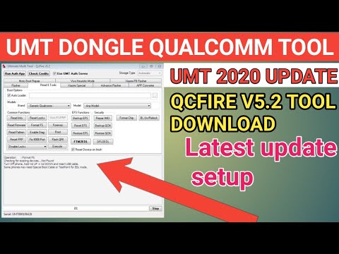 2020 UMT qualcomm tool / umt dongle v5.2 latest update setup