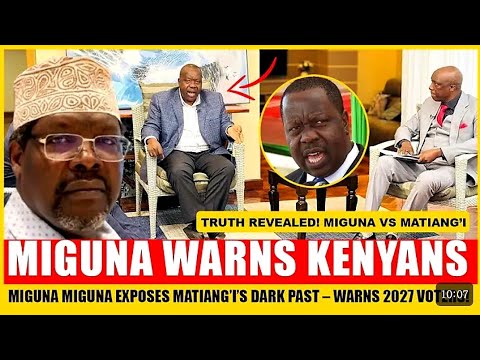 I AM GOING TO VIE FOR PRESIDENCY OF KENYA IN 2027.MIGUNA!!!MIGUNA !!!