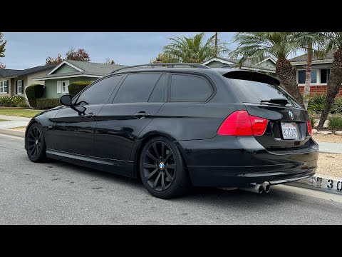 E91 Coilover Install