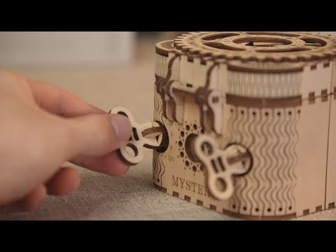 Быстрая сборка Шкатулки-сейфа с секретом и кодовым замком от Robotime