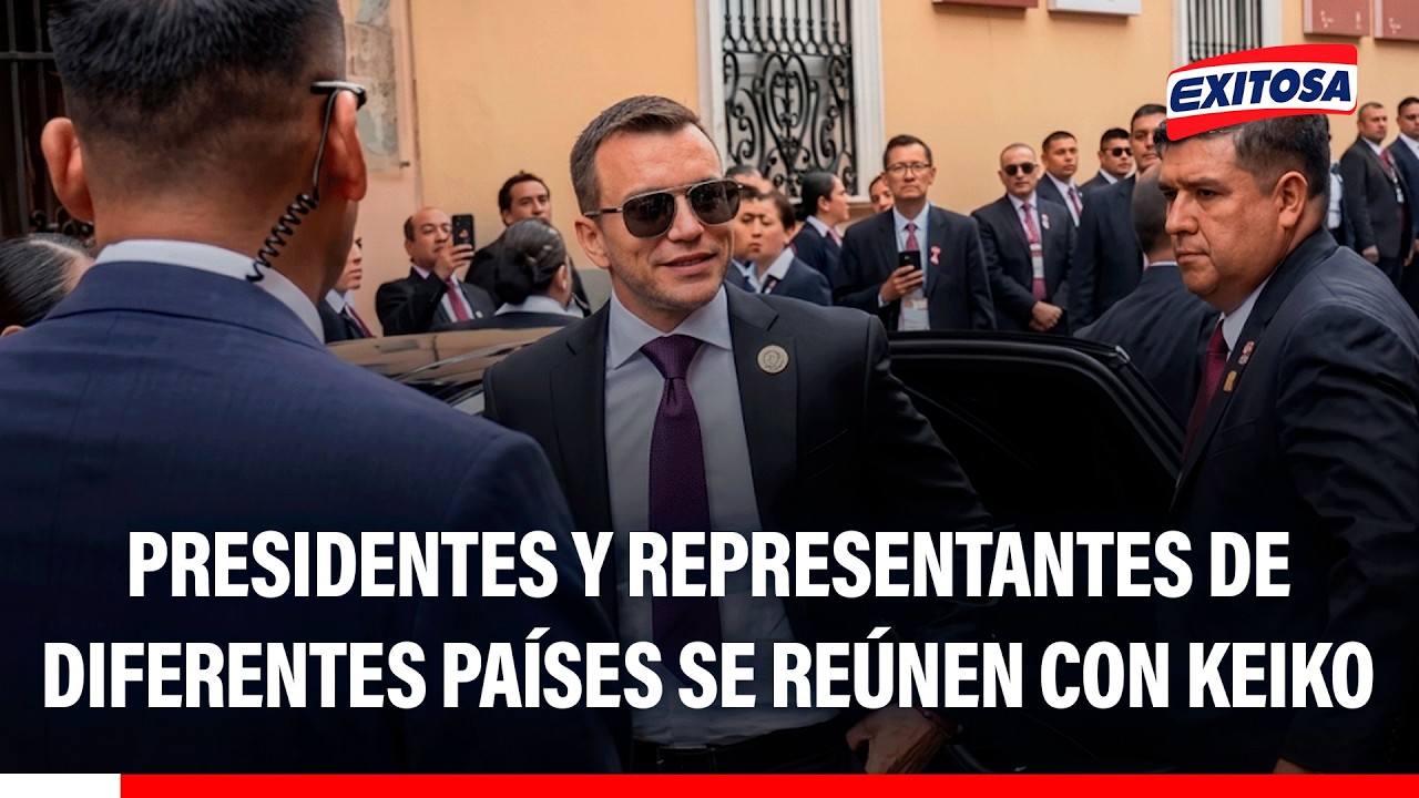 🔴🔵Presidentes y representantes de distintos países del mundo se reunieron con la presidenta electa