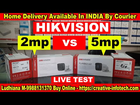2 mp hikvision cctv camera, for outdoor use