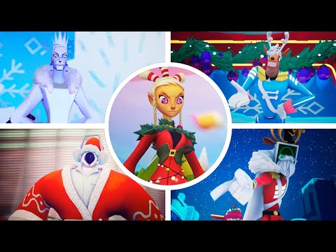 No Straight Roads: Encore Edition - ALL BOSSES (Christmas Version)