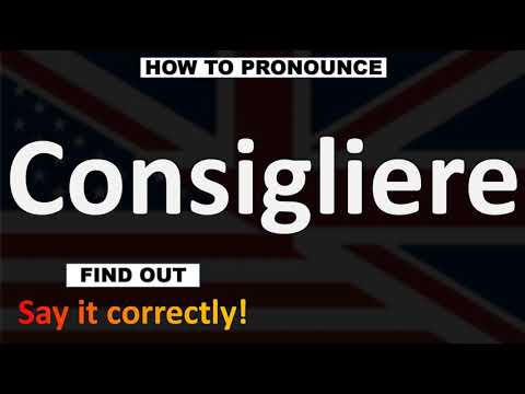 How to Pronounce Consigliere? (CORRECTLY)