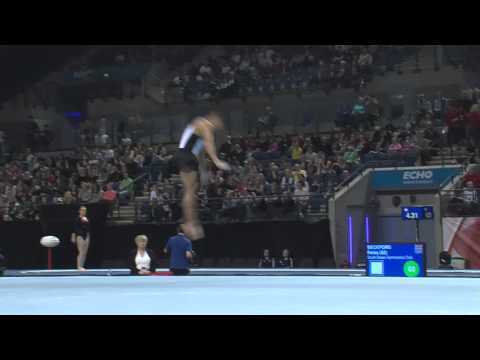 REISS BECKFORD - BRONZE - FLOOR - APPARATUS FINAL 2014 BRITISH - MASTERS