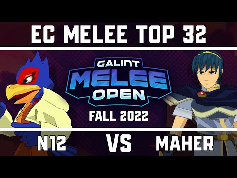 N12 (Falco) vs Maher (Marth) - East Coast Melee Top 32 - GMO Fall '22
