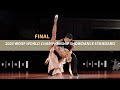 2025 WDSF World Championship Adult Showdance Standard Final