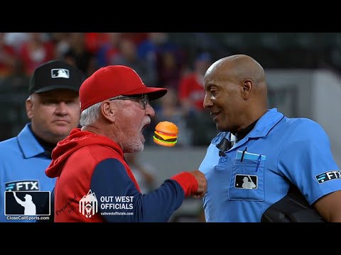 Ejection 042 - Joe Maddon Tossed During Pitching Change Mound Visit Arguing CB Bucknor's Strike Zone