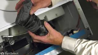 Frigidaire Washer Repair - How to Replace the Tub-to-Pump Hose (Frigidaire # 131784700)