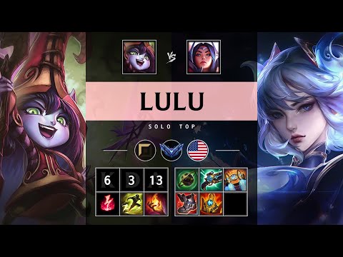 Lulu Top vs Irelia - NA Diamond Patch 25.13