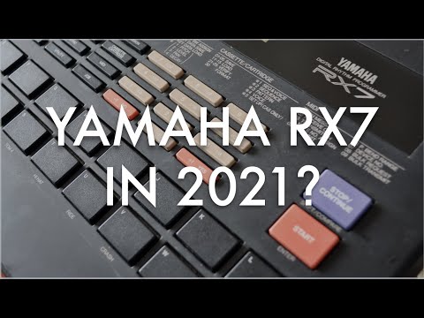 Yamaha RX7 Digital Rhythm Programmer 1987 - Black image 8