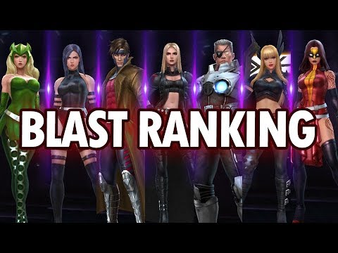 All Blast Characters Ranking From Worst To Best - MARVEL Future Fight