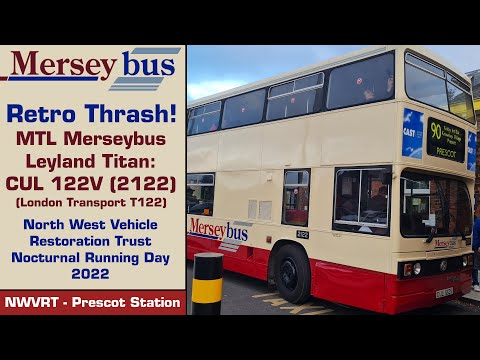 Retro Thrash! Preserved MTL Merseybus Leyland Titan: CUL 122V