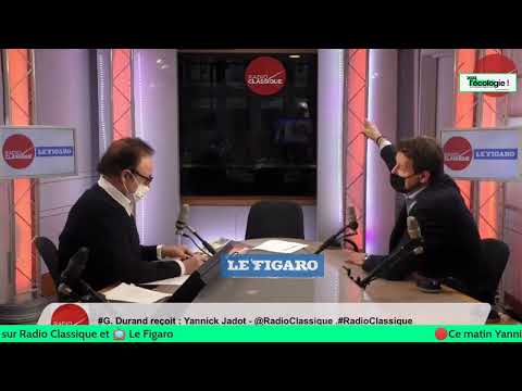 🔴Yannick Jadot était l'invité politique, 🎙️au micro de G.Durand, sur Radio Classique et Le Figaro