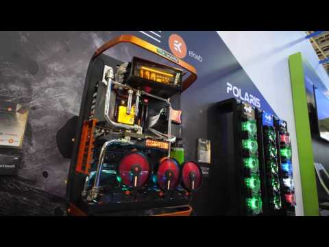 EPIC Custom Water Cooled Gaming PC Builds - In Win Booth Computex 2017