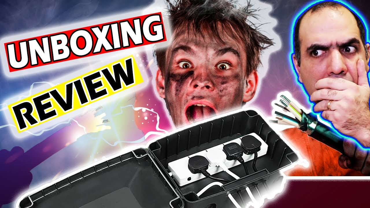 Waterproof Junction Box Black | Watering Electrical Plugs Is NOT A Good Idea!