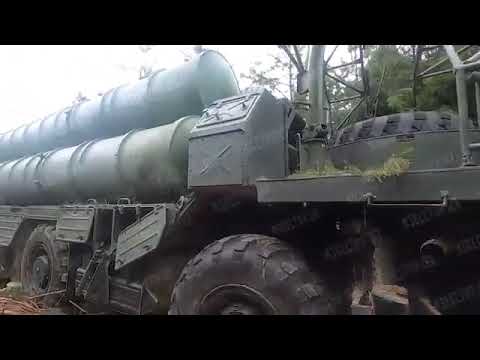 Ukrainian 5P85D launcher from a S 300PS surface to air missile system captured by Russia