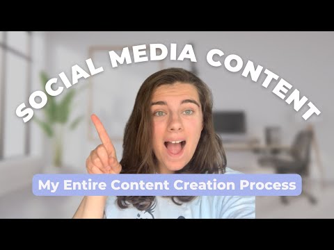 How To Create Consistent Content On Social Media - My Entire Creative Workflow