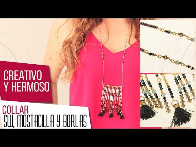 Vídeo relacionado con Swarovski Collar con Colgante de Aro Creativity para Mujer, con Cristales Blancos, Baño de Rodio, Colección Creativity de Swarovski