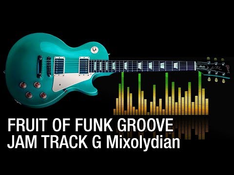 Fruit Of Funk Groove Backing Track in G Mixolydian