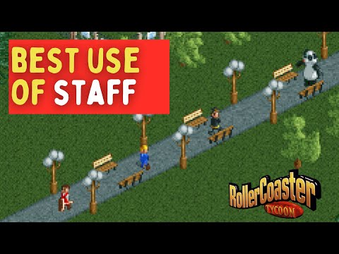 Managing Staff In Rollercoaster Tycoon Classic