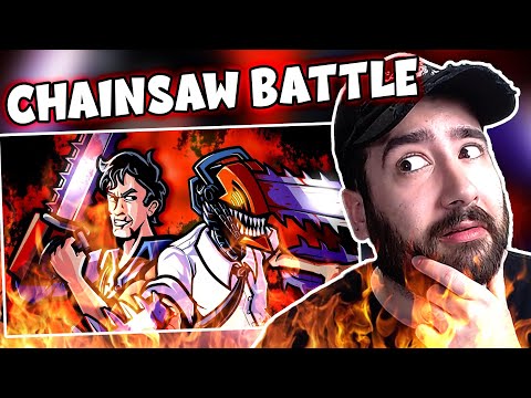 REACTION - Denji (Chainsaw Man) vs Ash Williams (Evil Dead) - RAP BATTLE!